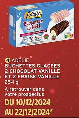 Adélie Bûchettes de Noël