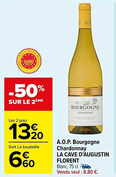 A.O.P. Bourgogne Chardonnay