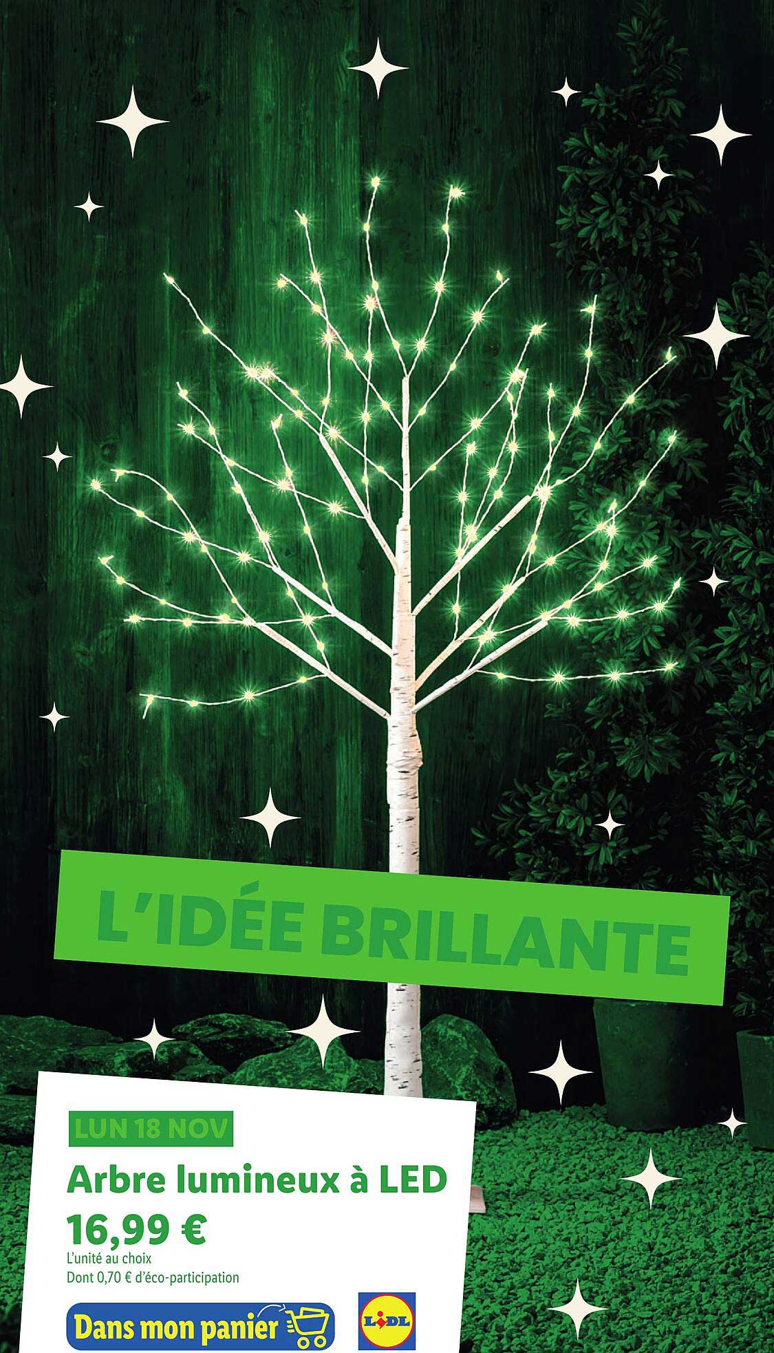 Arbre lumineux à LED