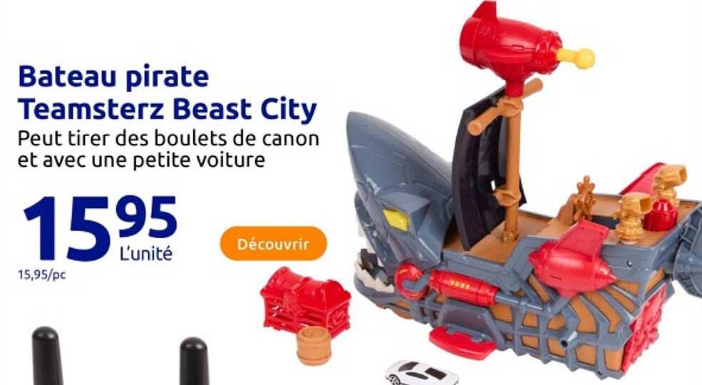 Bateau pirate Teamsterz Beast City