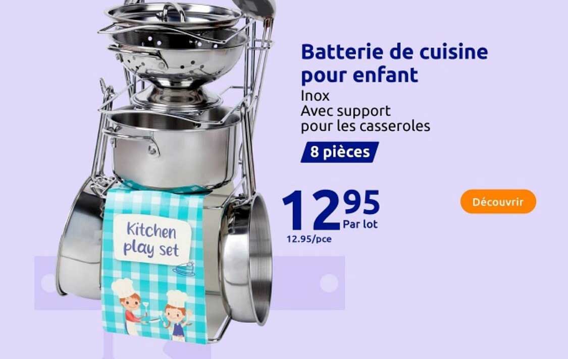 Batterie de cuisine pour enfant