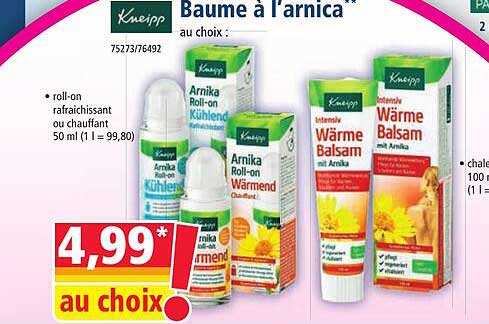 Baume à l'arnica