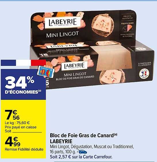 Bloc de Foie Gras de Canard LABEYRIE