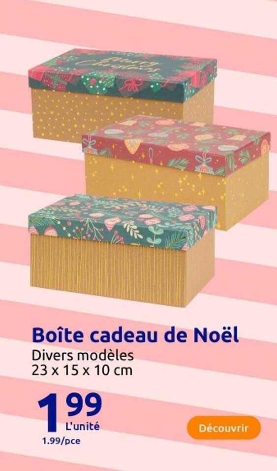 Boîte cadeau de Noël