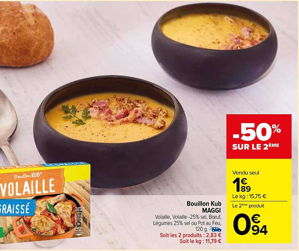 Bouillon Kub Volaille MAGGI