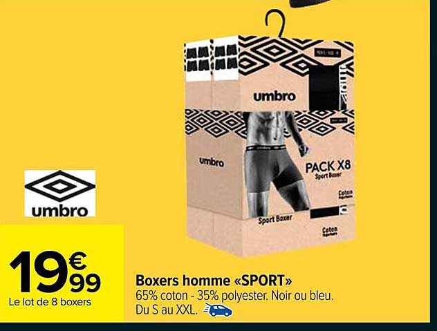 Boxers homme «SPORT»