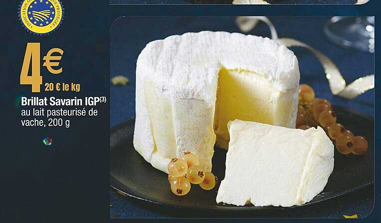 Brillat Savarin IGP au lait pasteurisé de vache, 200 g