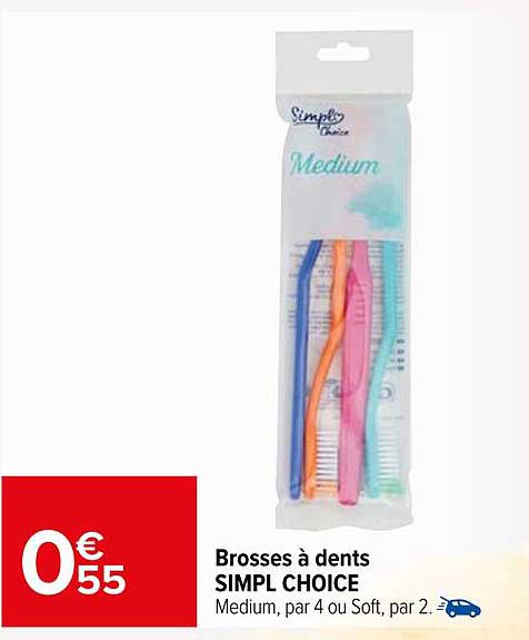 Brosses à dents SIMPL CHOICE