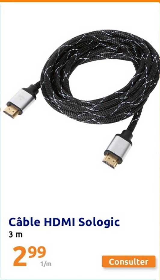 Câble HDMI Sologic