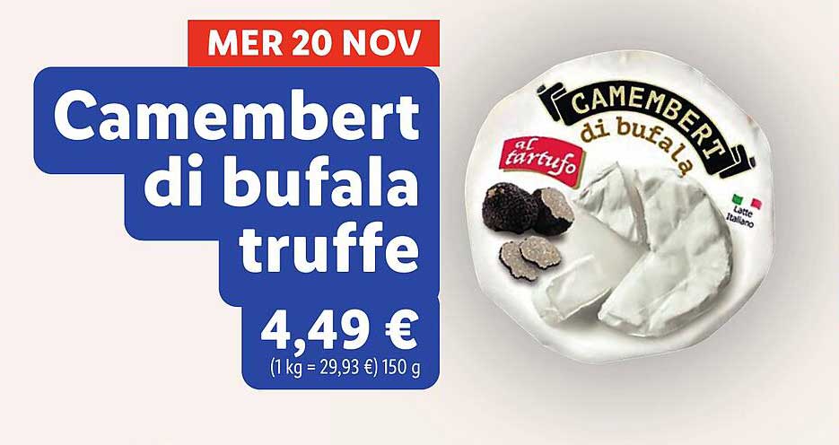 Camembert di bufala truffe