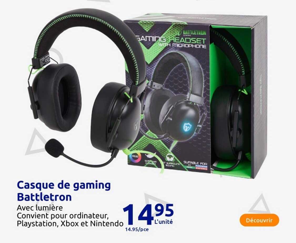 Casque de gaming Battletron