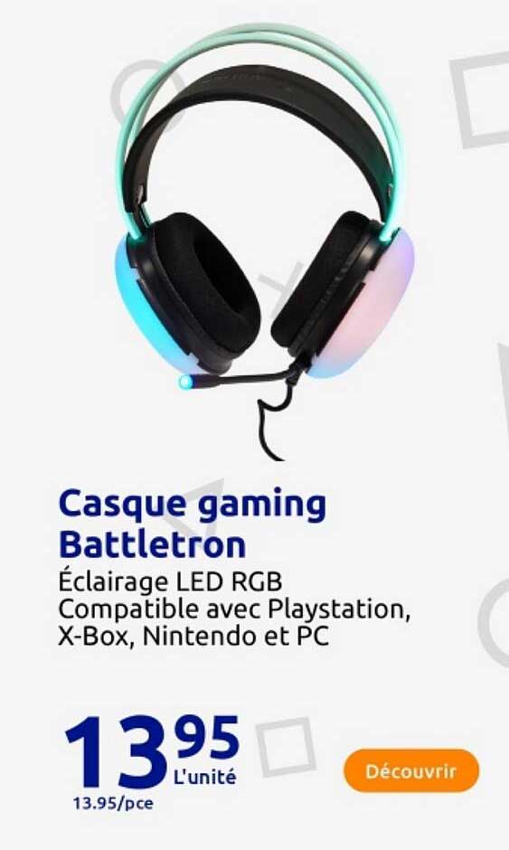 Casque gaming Battletron