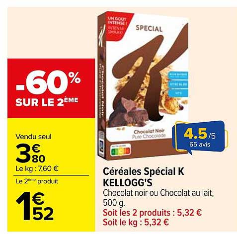 Céréales Spécial K KELLOGG'S