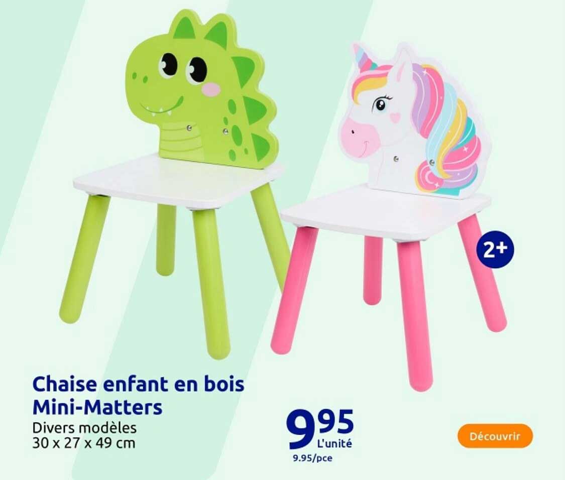 Chaise enfant en bois Mini-Matters