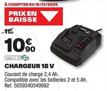 CHARGEUR 18 V