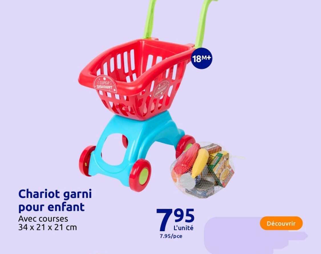 Chariot garni pour enfant