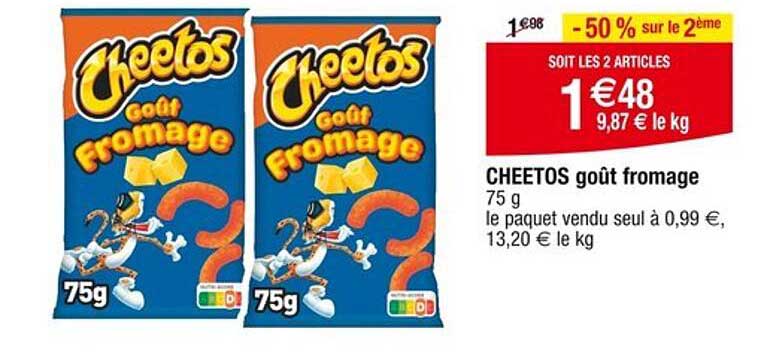 CHEETOS goût fromage