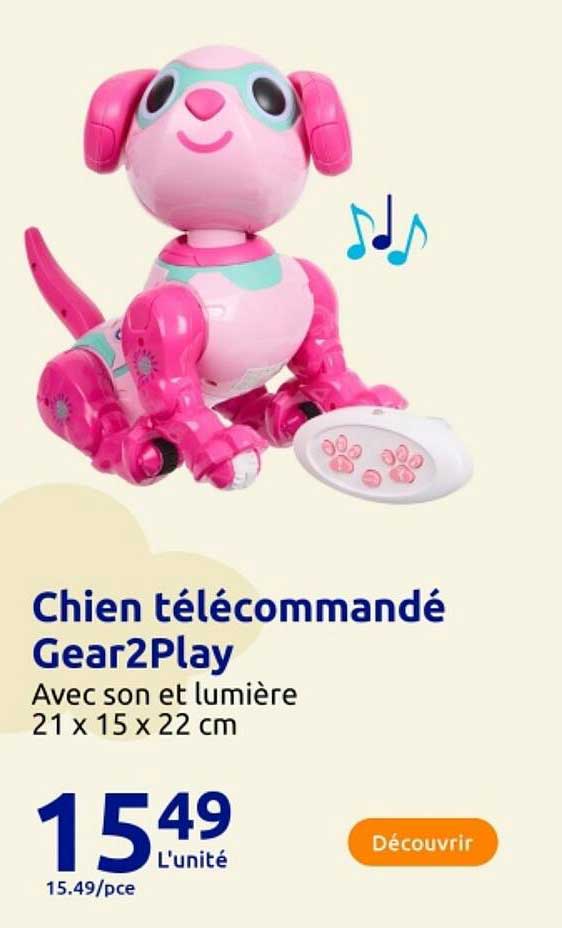 Chien télécommandé Gear2Play