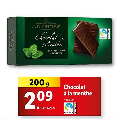 Chocolat à la menthe