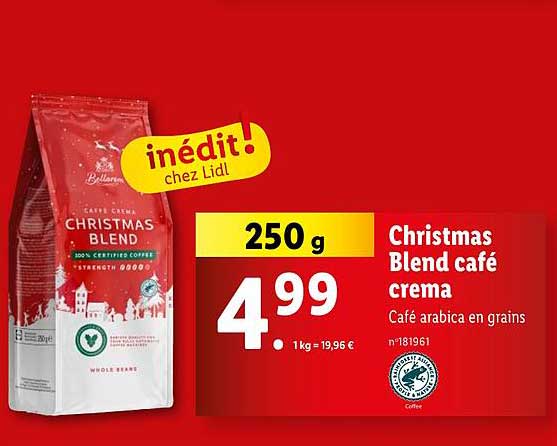 Christmas Blend café crema