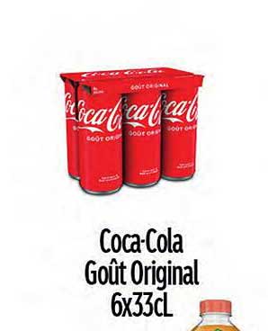 Coca-Cola Goût Original 6x33cl