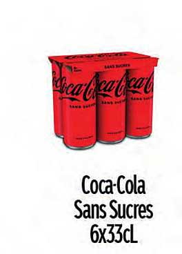 Coca-Cola Sans Sucres 6x33cL