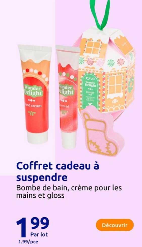 Coffret cadeau à suspendre