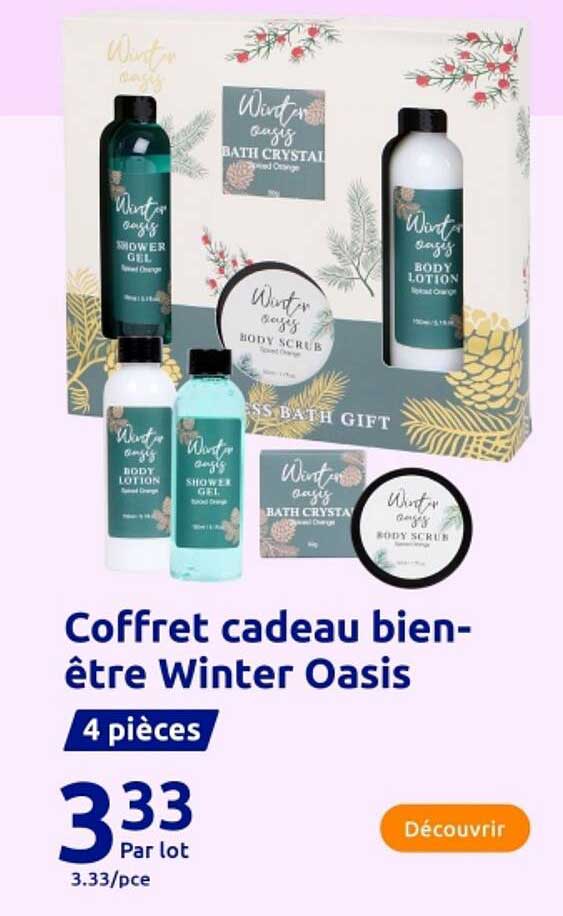 Coffret cadeau bien-être Winter Oasis