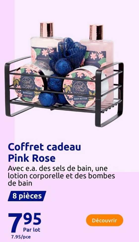 Coffret cadeau Pink Rose