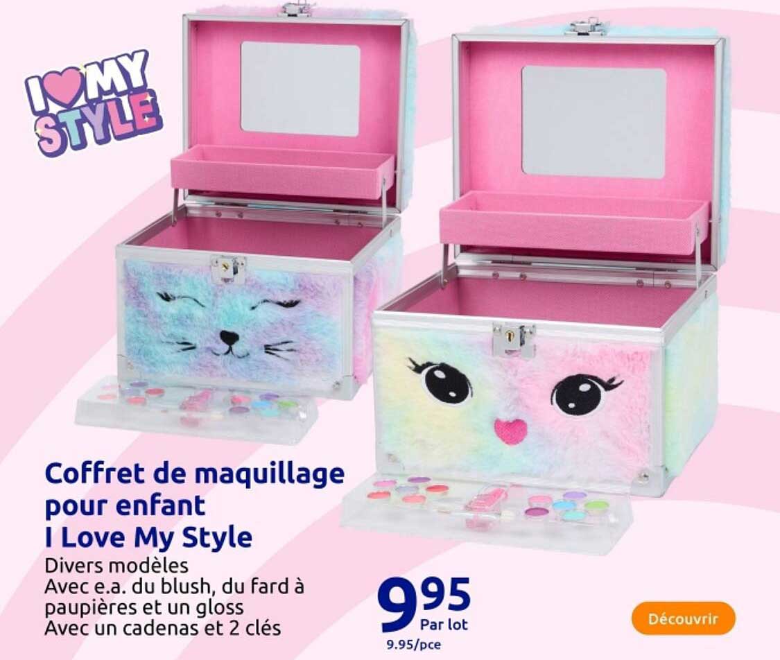 Coffret de maquillage pour enfant I Love My Style