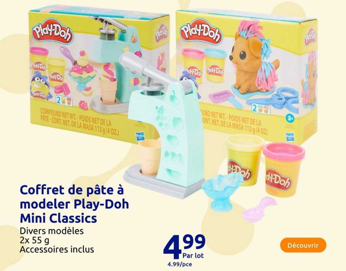 Coffret de pâte à modeler Play-Doh Mini Classics