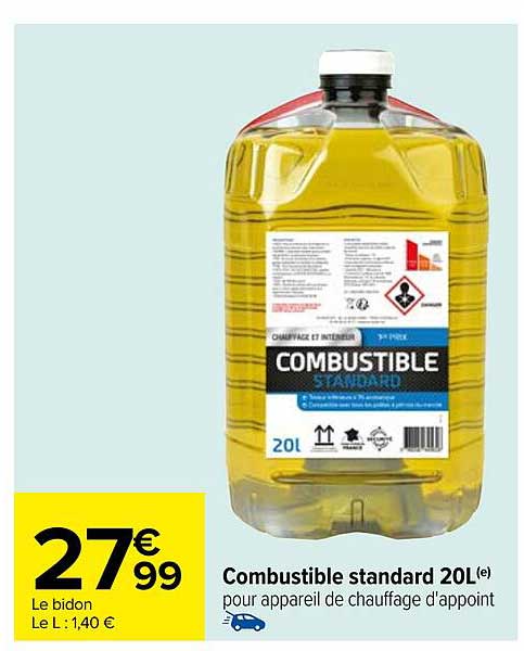 Combustible standard 20L