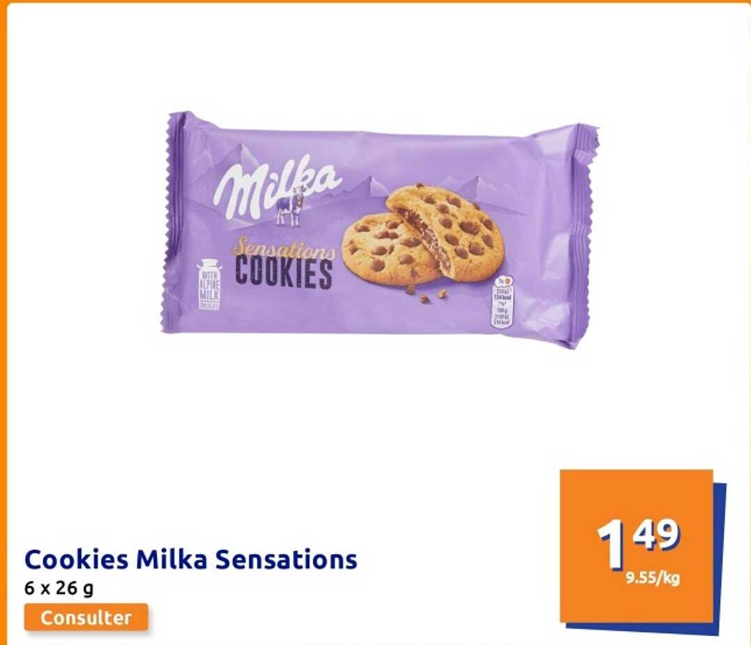 Cookies Milka Sensations