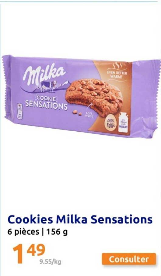 Cookies Milka Sensations