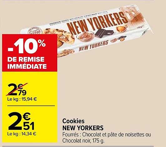 Cookies NEW YORKERS