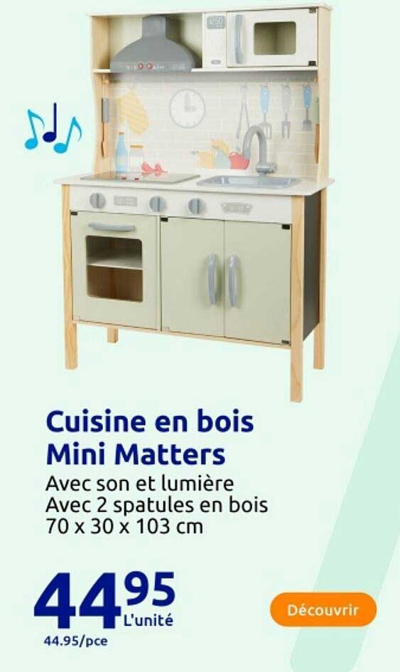 Cuisine en bois Mini Matters