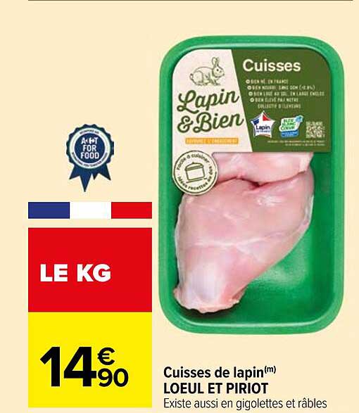 Cuisses de lapin(m) LOEUL ET PIRIOT