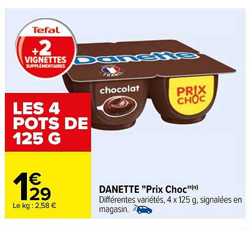 DANETTE "Prix Choc"