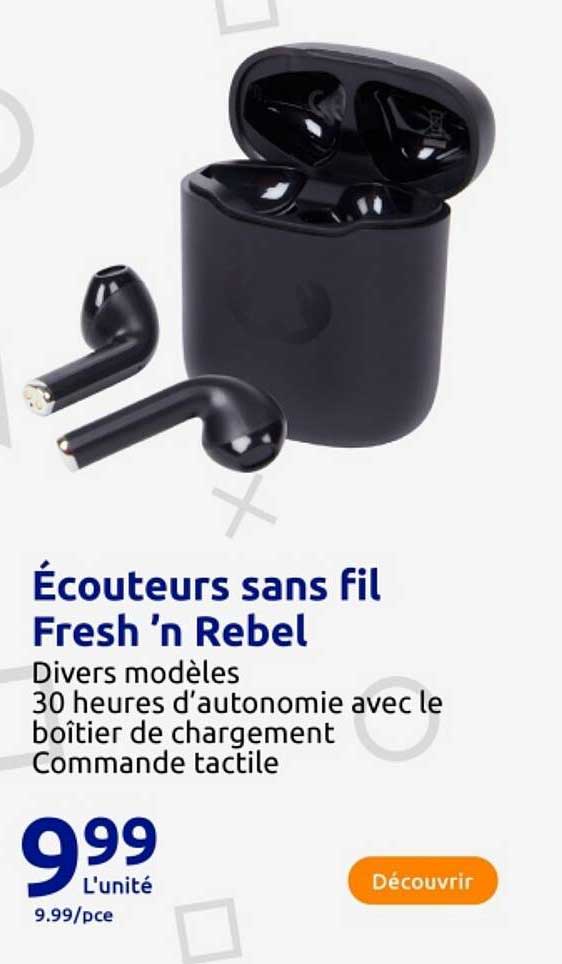 Écouteurs sans fil Fresh 'n Rebel