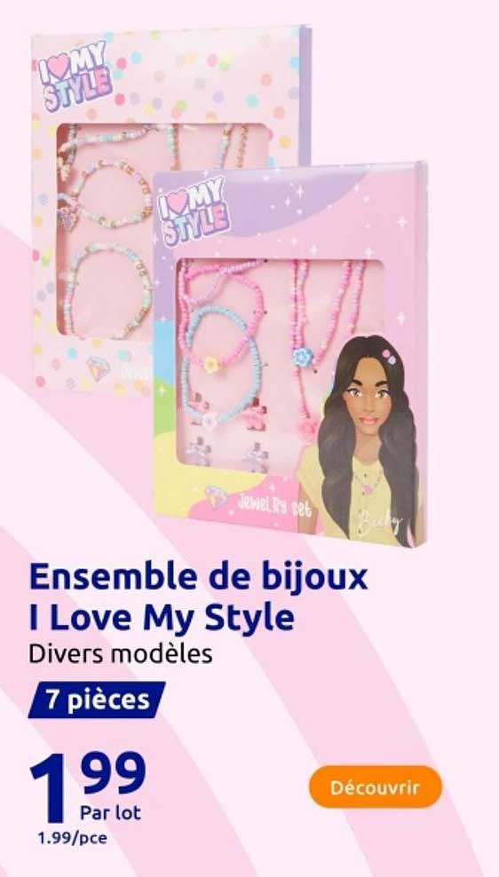 Ensemble de bijoux I Love My Style