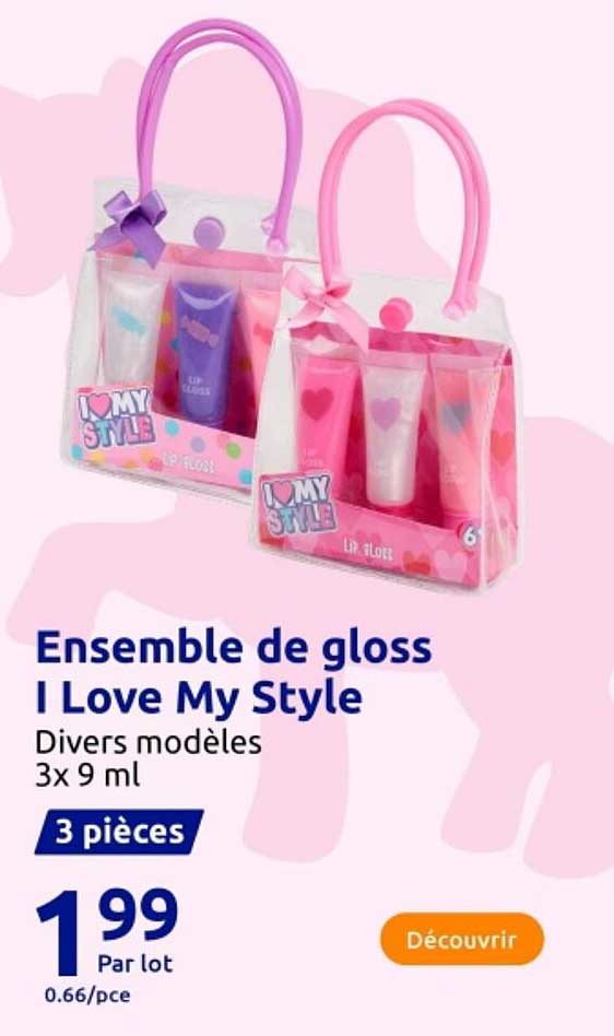 Ensemble de gloss I Love My Style