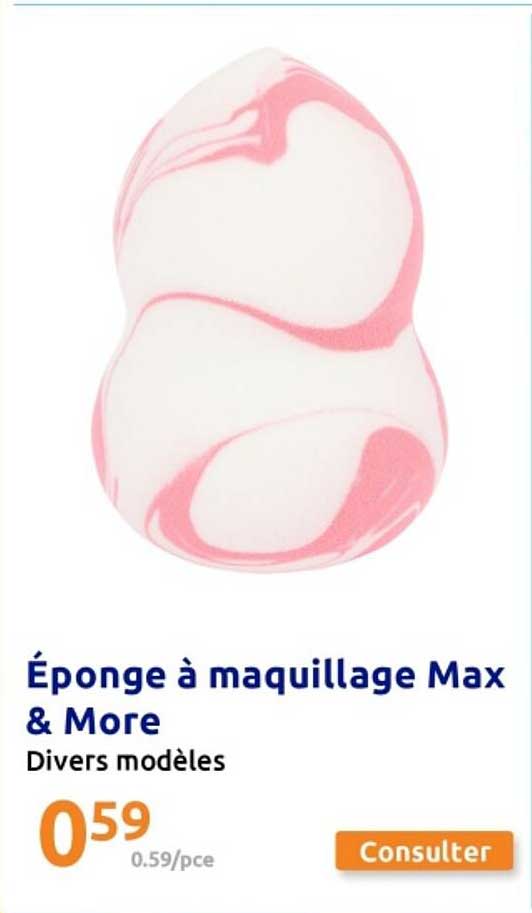 Éponge à maquillage Max & More