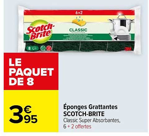 Éponges Grattantes SCOTCH-BRITE