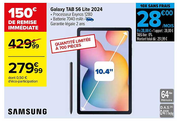 Galaxy TAB S6 Lite 2024