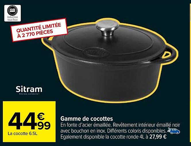 Gamme de cocottes