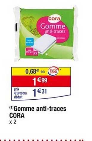 Gomme anti-traces CORA