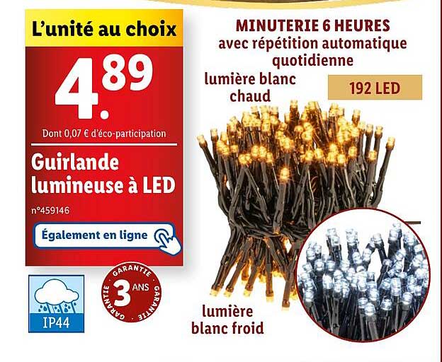 Guirlande lumineuse à LED