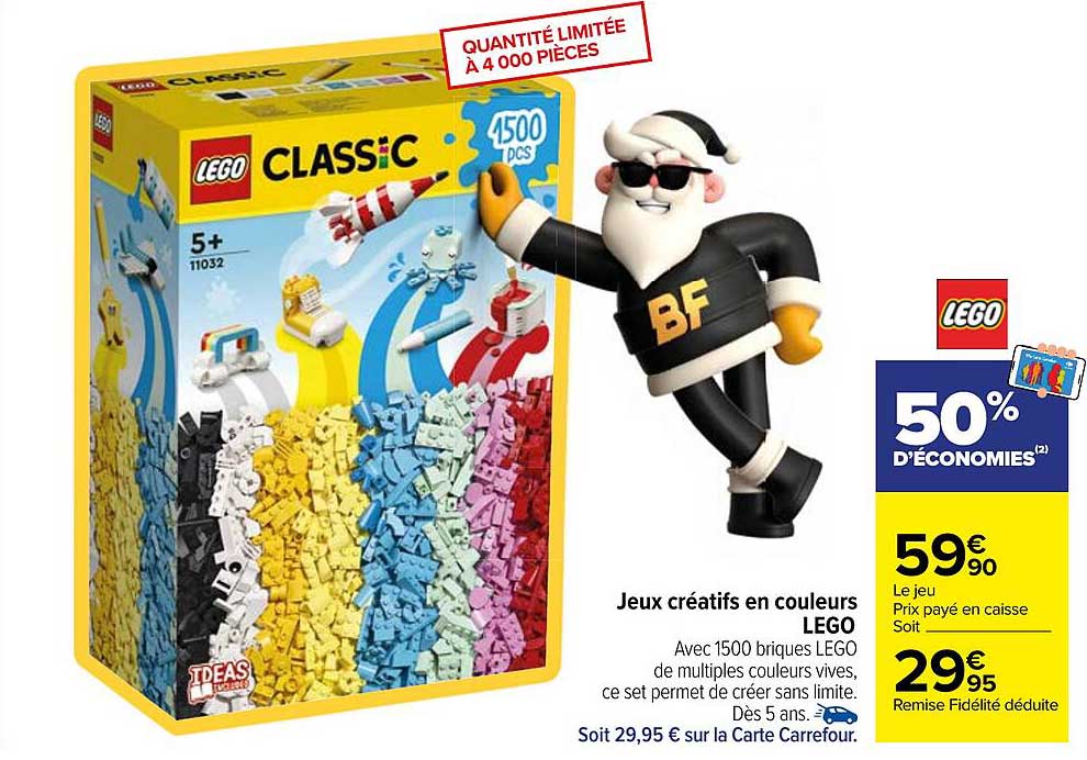 Jeux créatifs en couleurs LEGO