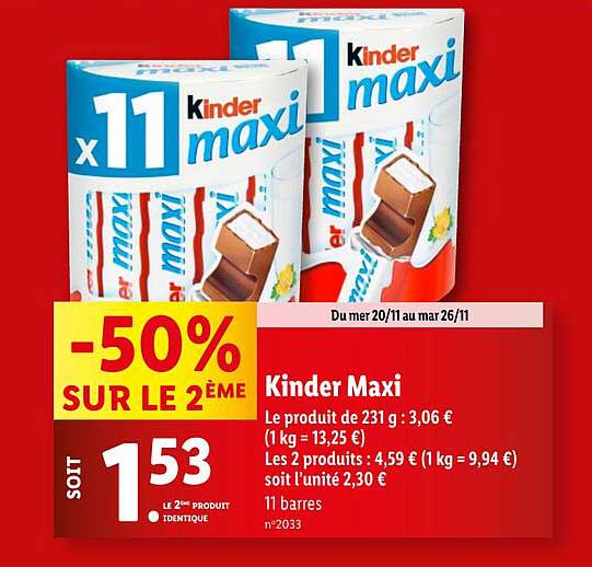 Kinder Maxi