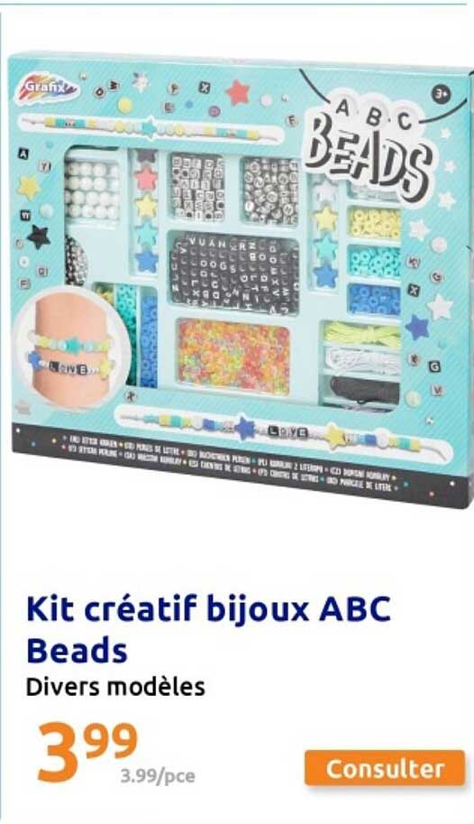 Kit créatif bijoux ABC Beads